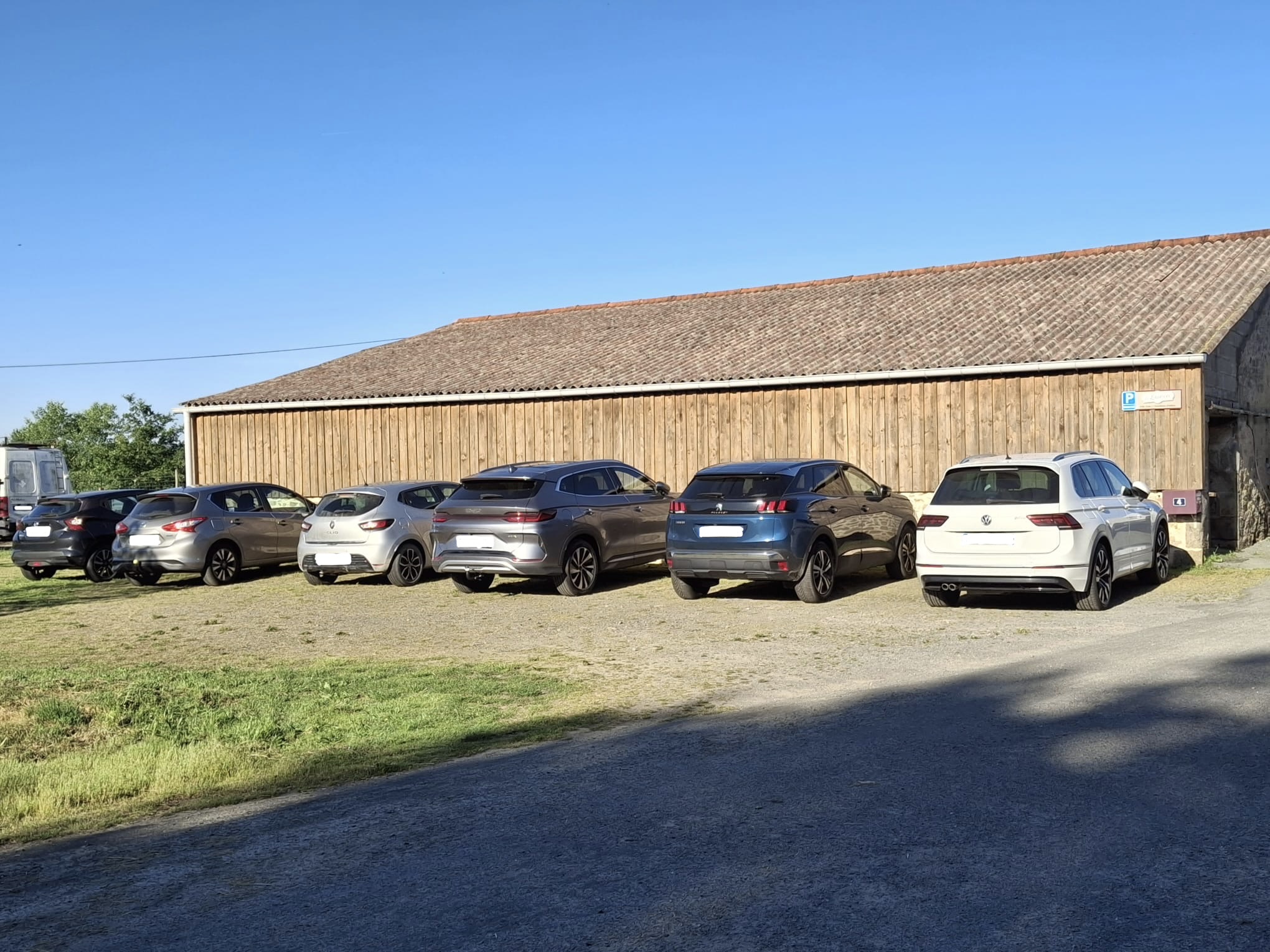 Parking du gîte